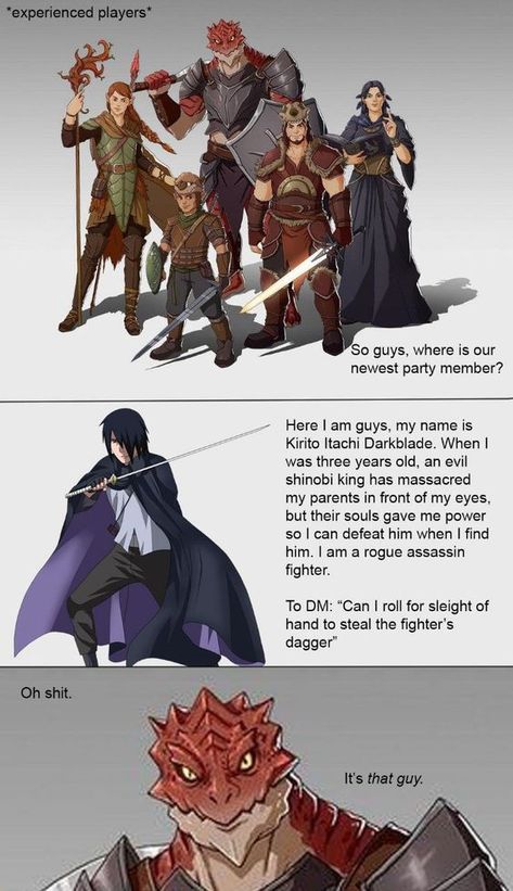 Dungeons and Dragons memes and jokes, funny series. If you like this kind of pins be sure to follow us. #dnd #baldursgate #diy #meme #funny #dnd5e #joke #dungeonsanddragons #fyp Humour, Dnd Joke Character, Dungeons And Dragons Diy, Dnd Comics, D D Funny, Dungeons And Dragons Memes, Dungeons And Dragons Art, Dnd Funny, Dragon Memes