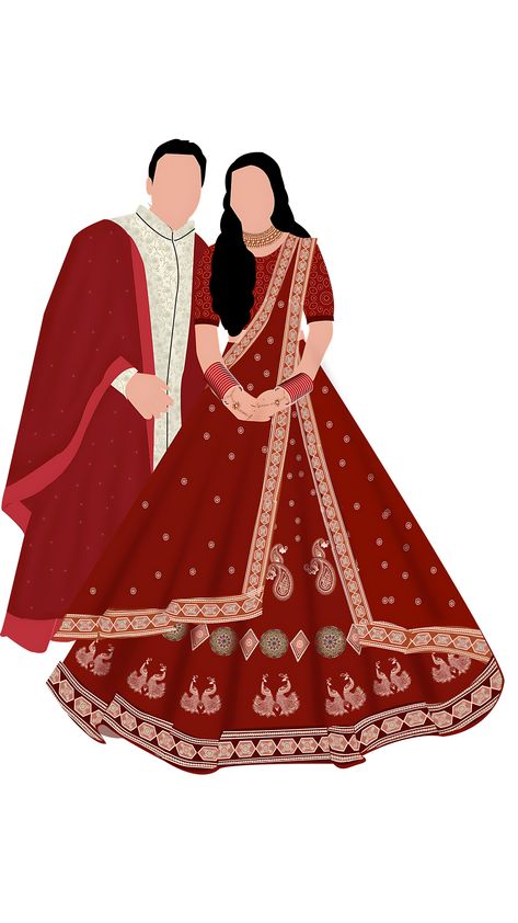 Bride Cartoon, Wedding Illustration Card, Couple Illustration Wedding, Caricature Wedding Invitations, Cartoon Wedding Invitations, Digital Wedding Invitations Design, Bride And Groom Cartoon, Wedding Couple Cartoon, Wedding Card Design Indian