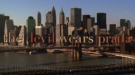 Prada Poster, Movie Intro, The Devil Wears Prada, Movie Card, Best Titles, I Love Cinema, Nyc Girl, Nyc Life, Devil Wears Prada