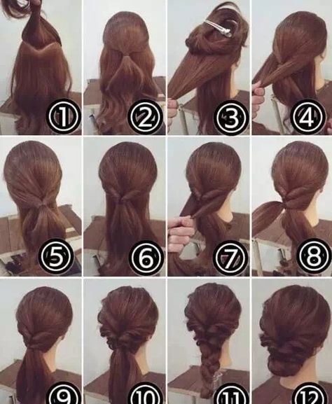 Hair Styles Fancy, Hairstyles Updo Bridesmaid, Bridesmaid Hair Tutorial, Sanggul Modern, Updo Bridesmaid, Tutorial Hair, Up Dos, Hair Upstyles, Hairstyles Updo