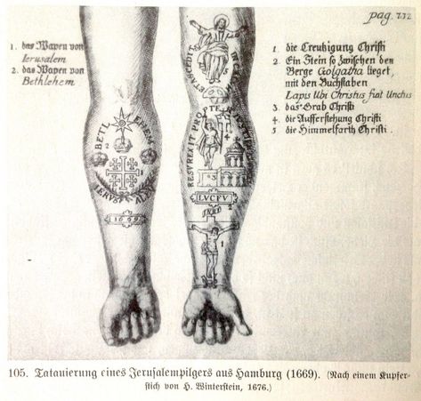 Custom Tattoo Work — Historical Improvisation During William Lithgow’s 1612 Pilgrimage | by Anna Felicity Friedman | Medium Ad Majorem Dei Gloriam Tattoo, Hungarian Tattoo Ideas For Men, Ecclesiastes Tattoo, Gnostic Tattoo, Orthodox Tattoo, Catholic Tattoos For Men, Holy Tattoos, Christus Tattoo, Historical Tattoos