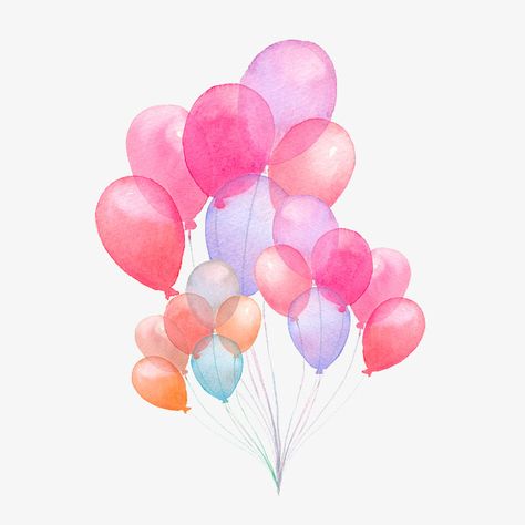 Hand-painted illustrations material,Balloon illustration material,Watercolor illustration material,Balloon watercolor illustration,Hand-painted balloons,balloon Ballon Illustration, Unicorn Themed Bedroom, 심플한 그림, Balloon Illustration, Cake Illustration, Balloon Painting, Happy Birthday Signs, Watercolor Birthday, Baby Wallpaper