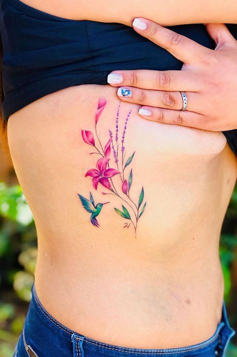 Wrist Tattoos Minimalist, Wrist Tattoos Meaningful, Hummingbird Tattoo With Flowers, 500 Tattoo, Side Body Tattoos, Hummingbird Flower Tattoos, Tattoo Designs Small, Small Hummingbird Tattoo, Tattoos Wrist