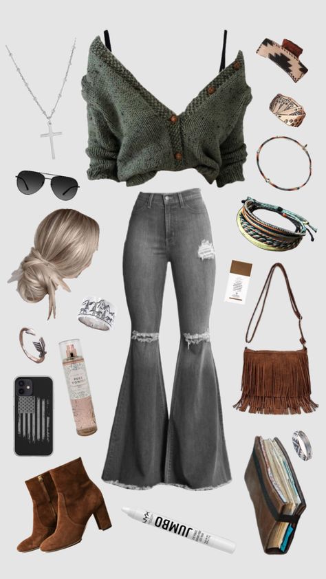 #outfit #outfitideas #outfitinspiration #outfitinpso #outfitidea #westernstyle #westernwear #western #green #comfy #comfyfit #cute #fyp #fypshuffle #fyppppp #f4f 🤍🤠 Country Outfits Women, Casual Country Outfits, Southern Outfits, Country Style Outfits, Western Wear Outfits, Looks Country, Cute Country Outfits, Estilo Country, Western Style Outfits