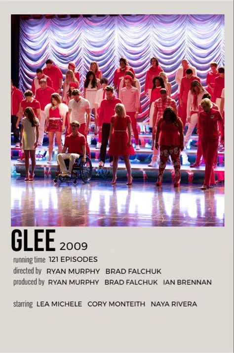 Glee Poster, Polaroid Prints, Musica Spotify, Indie Movie Posters, Comfort Movies, Posters Minimalist, Movie Wall, Series Poster, Iconic Movie Posters