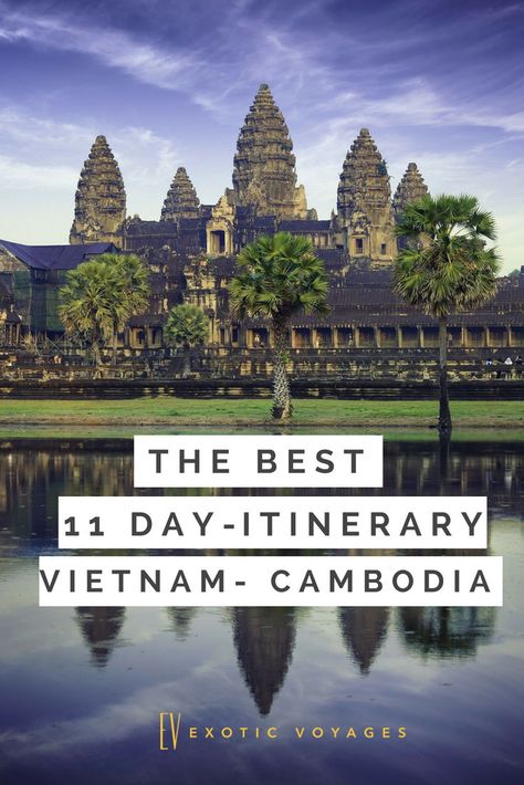 Here is the most authentic way to explore the beauty of #vietnam and #cambodia in 11 days. click and see the itinerary we tailor made.#vietnamitinerary #whattodoinvietnam #cambodiatravel Cambodia Itinerary, Travel Cambodia, Vietnam Itinerary, Cambodia Travel, Overseas Travel, Asia Destinations, Travel Bug, Dream Holiday, Vietnam Travel