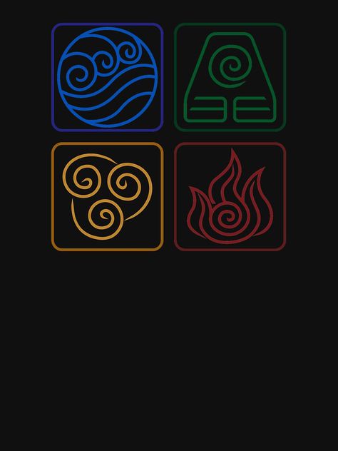 Avatar Graphic Design, Avatar The Last Airbender Diy, Avatar The Last Airbender Logo, Avatar The Last Airbender Elements, Elements Avatar, Avatar Elements, Avatar Theme, Avatar Logo, Earth Logo