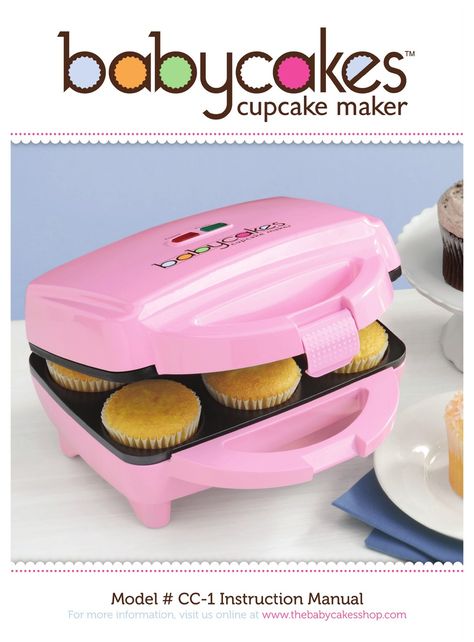 Cupcake Maker Machine, Cupcake Maker Recipes, Baby Cakes Maker, Babycakes Cupcake Maker, Babycakes Cake Pop Maker, Baking Appliances, Donut Makers, Cupcake Maker, Cake Pop Maker