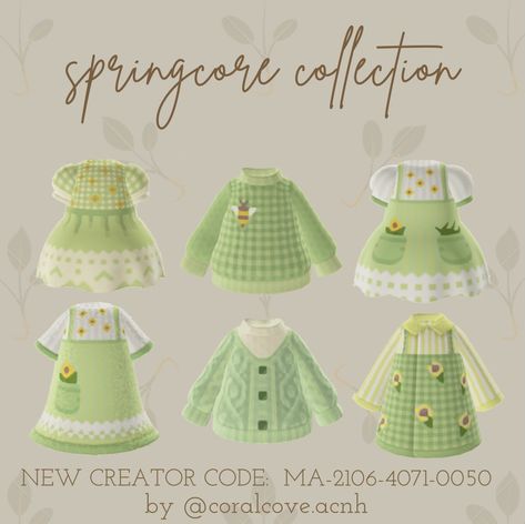 buttercup on Twitter: "here is my ‘springcore collection’ hope you like them and if you use them in your photos, please tag me as i would love to see them 💚 more pics in thread x #acnh #AnimalCrossingNewHorizons #acnhpattern #ACNHDesigns… https://t.co/SZPD2EKC1E" Acnh Cottagecore, Animal Crossing 3ds, Animal Crossing Funny, Animal Crossing Memes, Animal Crossing Guide, Spring Animals, Animal Crossing Qr Codes Clothes, Animal Crossing Wild World, Animal Crossing Characters