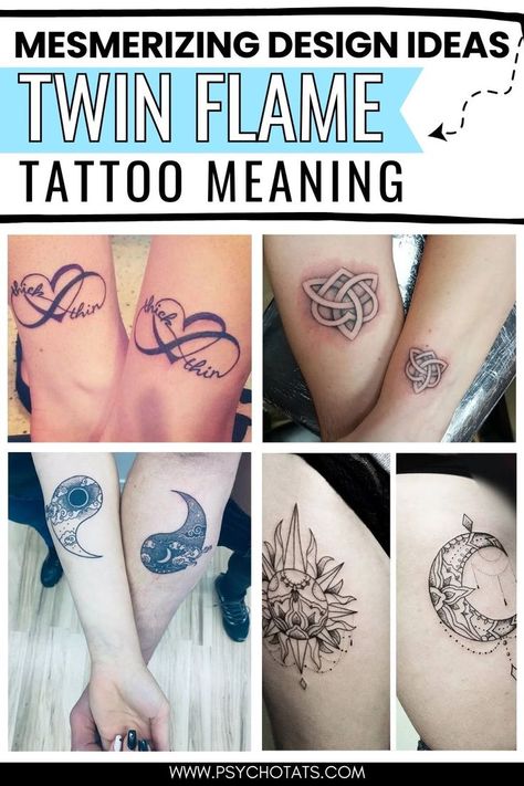 Twin Flame Tattoo Twins Symbol Tattoos, Twin Flames Tattoo Symbols, Twin Flame Tattoos, Through Tattoo, Twin Flame Tattoo, Twin Symbol, Destined To Be Together, Flame Tattoo, Twin Tattoos