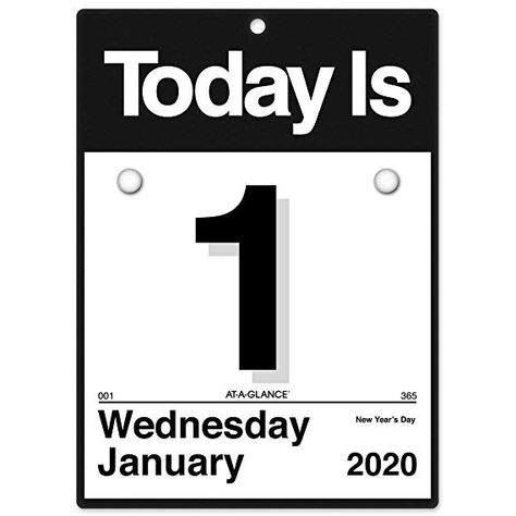 AT-A-GLANCE 2020 Daily Wall Calendar Refill, 6" x 6", Mini, One Page Per Day, Today is Design (K1-50): Wall Calendars: Amazon.com.au December Calendar, 12 Month Calendar, January To December, Daily Calendar, Daily Page, Page Sizes, Yearly Calendar, New Years Day, Calendar Template