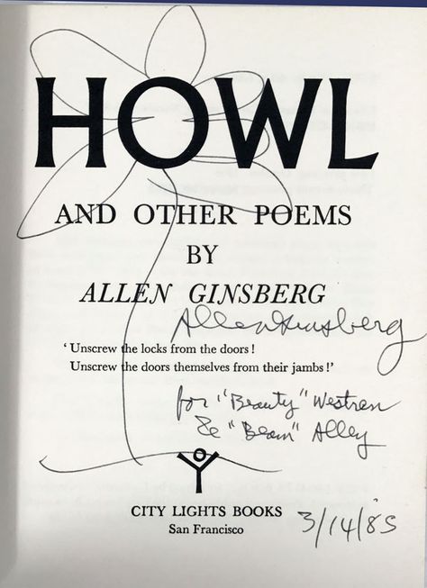 Howl Allen Ginsberg, Howl And Other Poems, Allen Ginsberg Poetry, Allen Ginsberg Howl, Kill Your Darlings, Allen Ginsberg, Beat Generation, Blackout Poetry, Best Book Covers