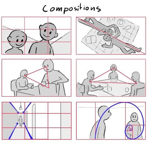 FramebyFrame on Twitter: "Here are some helpful little notes on composition and camera angles from various sources! Learning how and when to use them in your animation is key to making a compelling story! #agorastudio #framebyframe #animation #animator #cinematography #reference #resource… https://t.co/c3Ejc3vXKR" Mitch Leeuwe, How To Draw People, Comic Tutorial, Siluete Umane, Comic Layout, Draw People, Composition Art, Perspective Art, Foto Tips