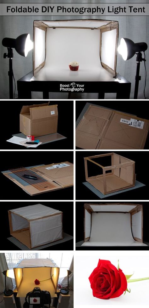 Foldable DIY Photography Light Tent - easy how to | Boost Your Photography Photography Cheat Sheets, Photography Lighting Diy, Light Tent, Săpunuri Handmade, Trendy Photography, Photography Light, Lighting Techniques, Studio Foto, Fotografi Editorial