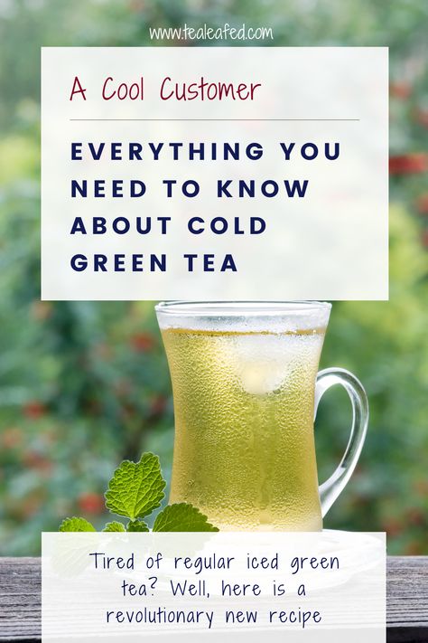 Green Tea Recipes Healthy, Cold Tea Recipes, Iced Green Tea Recipe, Green Tea Latte Recipe, Sweet Green Tea, Cold Green Tea, Green Tea Benefits Health, Unsweetened Iced Tea, Drinking Green Tea