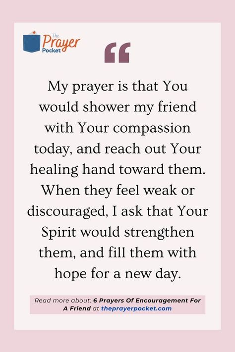 Lift up your friend in prayer for strength and encouragement. Prayers To Send To A Friend, Prayer For Friend In Need Strength, Prayer For Friends Strength Hard Times, Prayer For Healing Sick Friend, Prayer For Sick Friend, Encouragement For A Friend, Prayer For A Friend, Prayer For Strength, How To Pray Effectively