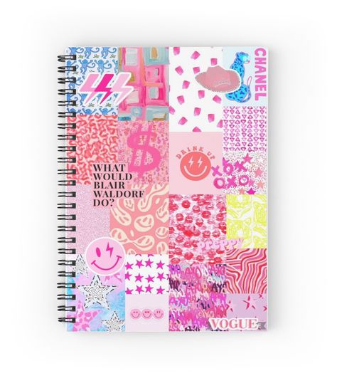 Preppy School Supplies Amazon, Cute School Notebooks, Preppy Office Supplies, Back To School Outfits Preppy, Nice Stationary, Preppy Notebooks, Preppy Stationary, Preppy Artwork, Preppy Must Haves