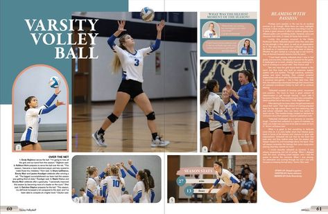 Yearbook Sports Spreads, Jostens Yearbook, Yearbook Covers Themes, Senior Scrapbook Ideas, Yearbook Template, Yearbook Class, Yearbook Spreads, Yearbook Layouts, Yearbook Pages