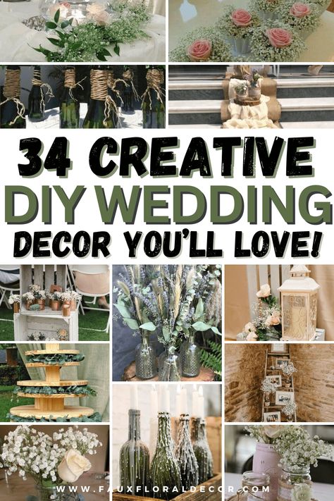 34 DIY Marriage ceremony Decor Concepts That Look Superb Check more at https://howcandothis.com/weddingideas/34-diy-marriage-ceremony-decor-concepts-that-look-superb/ Simple Small Wedding Decorations, Diy Elegant Decor, Decorating Walls For Wedding Reception, Wedding Decor On Budget, Simple Wedding Shower Decorations Easy Diy, Fence Decor Wedding, Decorating Ideas For Wedding Reception, Simple And Cheap Wedding Decor, Rustic Glam Decor Wedding