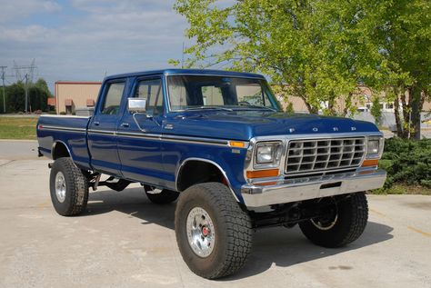 1978 Ford F-250 Custom Crew Cab Pickup 4-Door | eBay Ford Crew Cab, Classic 4x4, Ford Trucks For Sale, 79 Ford Truck, 1979 Ford Truck, Mud Trucks, Custom Pickup Trucks, Classic Ford Trucks, Old Ford Trucks