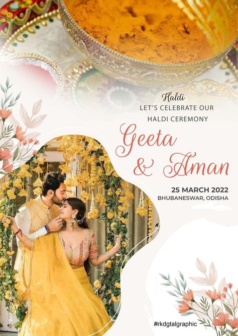 Haldi Ceremony Flex Banner PSD Photoshop File Download for Free #haldi #ceremony #photoshopfile #templates #freepsd #psd #rkdgtalgraphic #haldiceremony #photoshop Wedding Ceremony Design, Flex Banner Design, Flex Banner, Rings Ceremony, Ceremony Design, Wedding Movies, Wedding Illustration, Haldi Ceremony, Wedding Banner