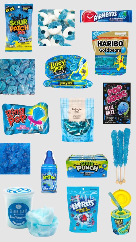 Blue raspberry candy (the best flavor) 🤍 Blue Raspberry Candy, Summer Popsicle Recipes, Raspberry Candy, Blue Snacks, Raspberry Drink, Study Snacks, Food Platter, Minnie Mouse Invitations, Candy Stand