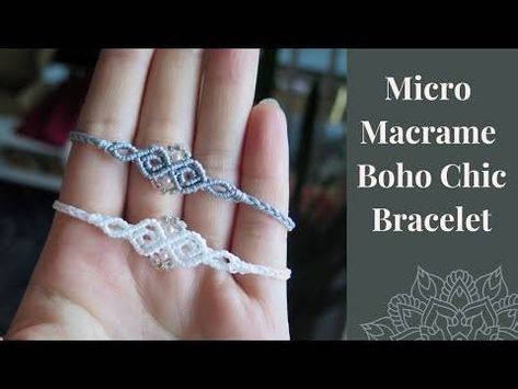 Macrame Bracelet With Beads, Micro Macrame Bracelet, Micro Macrame Tutorial, Diy Wrap Bracelet, Macrame Jewelry Tutorial, Bracelet With Beads, Easy Macrame, Macrame Bracelet Diy, Macrame Bracelet Tutorial