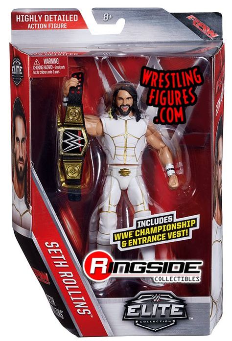 Seth Rollins - WWE Elite 45 WWE Toy Wrestling Action Figure Wwe Entrance, The Hardy Boyz, Wwe Seth Rollins, Wwe Toys, Wwe Figures, Wwe Tag Teams, Wwe Elite, Wwe Action Figures, Wwe Legends