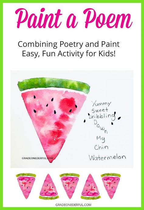 Poem Activities For Kids, Fun Literacy Activities For Kids, Poetry And Art Projects, Poetry Crafts For Kids, Find Your Voice Summer Reading 2023 Crafts, Poetry Projects For Elementary, Art For Elementary Kids, Poetry Elementary, Poetry Activities For Kids