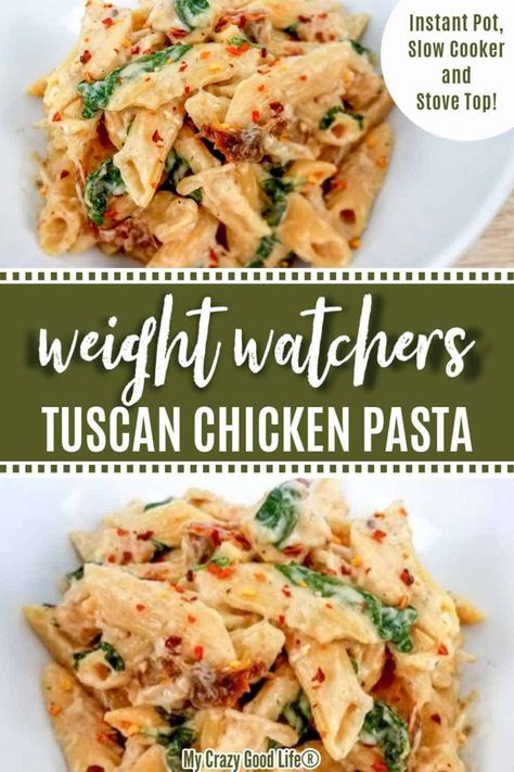 Pasta Carbonara Receta, Pasta Alfredo Receta, Best Roast Beef Recipe, Spring Pasta Recipes, Weight Watchers Meals Dinner, Plats Weight Watchers, Oven Baked Chicken Parmesan, Resep Pasta, Tuscan Chicken Pasta