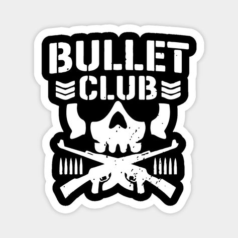 Bullet Club Artwear -- Choose from our vast selection of magnets to match with your desired size to make the perfect custom magnet. Pick your favorite: Movies, TV Shows, Art, and so much more! Available in two sizes. Perfect to decorate your fridge, locker, or any magnetic surface with. Bullet Club Logo, Wwe T Shirts, Bullet Club, Japan Pro Wrestling, Club Red, Camo Patterns, Cm Punk, Professional Wrestler, Custom Magnets