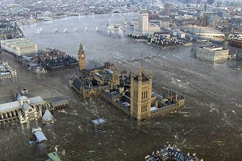 London set for 'extreme weather event' in coming years, Mayor's green adviser warns Extreme Weather, Nottingham, Nature, Thames Barrier, Extreme Weather Events, Sea Level Rise, London Love, Sea Level, Natural Environment