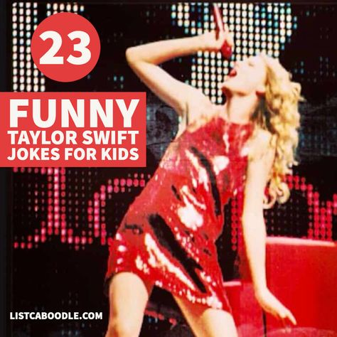 Funny Taylor Swift jokes for kids of all ages. Taylor Swift Themed Food, Jokes Funny Hilarious, Fun Taylor Swift, Funny Taylor Swift, Taylor Swift Jokes, Taylor Swift Cat, Lunchbox Jokes, Taylor Swift Party, Cat Jokes