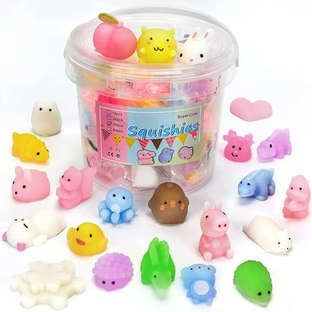 36Pcs Mochi Squeeze Toy, Cute Animal Stress Reliever, Stress Reliever Squeeze Toy, End Party Treats Adult Kids Birthday Features: Made of rubber, safe and ecological. Good resilience and soft touch. Multi-purpose, usable as an accessory, usable as a toy. Brand:Dream Fun Color: muilticolor Material: Rubber Package Contents: 36 x Decompression toys Color: Multicolor. Toys For 11 Year Girl, Christmas Gifts For 10 Year Girl, Toys Girls Kids, Toys For Girls 9-10, Birthday Gifts For 9 Year Girl, Toys For 10 Year Girl, Toys For 8 Year Girl, Girls Toys 6-8, Toys For Nine Year Olds