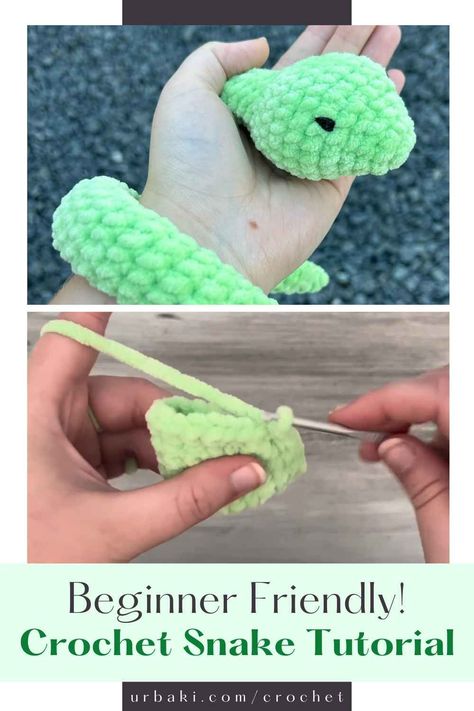 Crocheting is a versatile and enjoyable craft that allows you to create a wide range of items, from cozy blankets to intricate clothing. One whimsical and unique project that can capture your creative spirit is crocheting a snake. Crocheted snakes can be both a fun toy for children and a quirky home decor item that adds a touch of whimsy to your space. Whether you're a seasoned crocheter or just starting out, crafting a crocheted snake can be a rewarding and engaging project... Amigurumi Patterns, Crochet Snake Pattern Free Easy, Cute Crochet Snake, How To Crochet A Snake, Amigurumi Snake Free Pattern, Snake Amigurumi Free Pattern, Crochet Snake Pattern Free, Canopy Bed Decor, Intricate Clothing