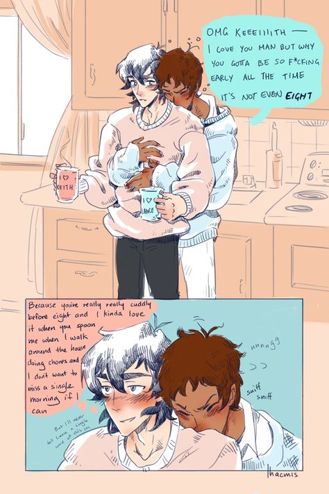 Just some cute comic pictures of Klance    None of these pictures are… #random Random #amreading #books #wattpad Croquis, Klance Cute, Klance Fanart, Voltron Memes, Voltron Funny, Klance Comics, Voltron Comics, Form Voltron, Gay Comics