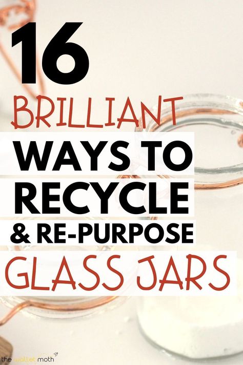 Upcycling, Large Glass Jar Ideas, Reusing Glass Jars, Upcycle Glass Jars, Mercury Glass Diy, Glassware Crafts, Large Glass Jars, Small Glass Jars, Empty Jar