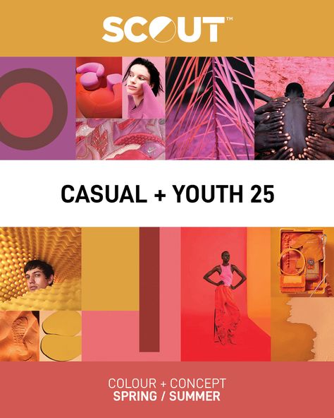 Casual/ Denim/ Sport/ Street unisex report this season in company with new Kids translations of the trends! Summer 2025 Trends, Ss25 Trends, 2025 Trends, Design Color Trends, Colour Combinations Fashion, Trend Fabrics, Fashion Trend Forecast, Color Forecasting, Color Trends Fashion