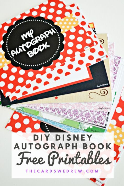 Don't buy it! Make it! Get instructions and Free Printables on how to make your own DIY Disney Autograph Book! Save money at Disney with this fun Disney Kids Craft! #disney #autographbook #disneycrafts #kidscrafts #DSSM Disney Worlds, Diy Disney Autograph Book, Cleaning Organisation, Diy Autograph Book, Cheer Crafts, Travel Checklist Printable, Disney Autograph Book, Disney Trip Surprise, Disney Autograph