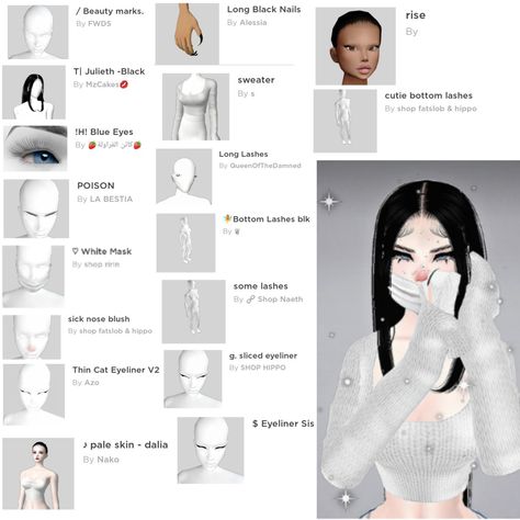 Imvu Display Names Ideas, Imvu Outfits Under 4000, Imvu Face Ideas Tutorial, Imvu Y2k Outfits Ideas, Imvu Face Tutorial, Skin Imvu Feminina, Imvu Body Tutorial, Imvu Avi Ideas Baddie, Cute Imvu Avatars Ideas