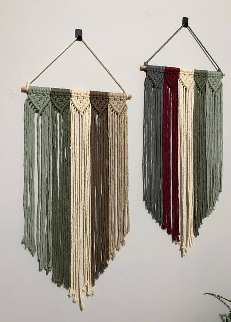 Macrame Wall Hanging Multicolor, Multicolor Macrame Wall Hanging, Multicolor Macrame, Minimalist Macrame, Macrame Boho Decor, Diy Macrame Wall Hanging, Simpul Makrame, Art Macramé, Makramee Diy