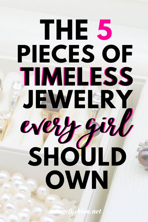 In Style Jewelry, Best Everyday Jewelry, Classic Jewelry Essentials Gold, Different Types Of Accessories, Jewelry Essentials Classic, Popular Necklaces 2024, Jewelry Basics For Women, How To Wear Rings On Both Hands Guide, Jewelry Every Woman Should Own