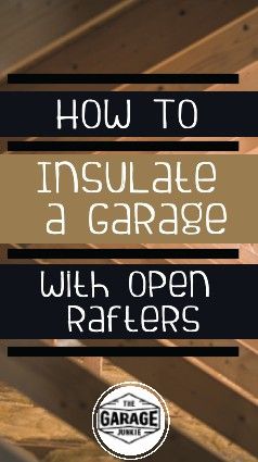 How To Insulate A Detached Garage, Garage Rafters Ideas, Diy Garage Insulation, Diy Roof Insulation, Adding Plumbing To A Garage, Finishing Garage Ceiling, Garage And Shop Plans, Drywall Garage Walls, Garage Finishing Ideas Wall