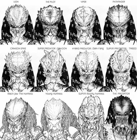Prey Predator, Predator Artwork, Predator Alien Art, Arte Alien, Foto Portrait, Alien Concept, Alien Vs Predator, Alien Races, Alien Concept Art