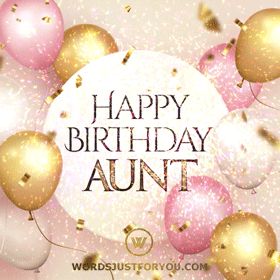 Happy Birthday Aunt From Niece, Happy Birthday Mother In Law, Birthday Mother In Law, Birthday Aunt, Happy Birthday Auntie, Happy Birthday Aunt, Birthday Niece, Birthday Wishes Gif, Happy Birthday Niece