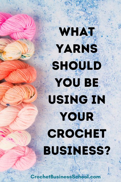 How do you select the yarns you use in your crochet business? Your choice can have a big impact on how much you profit from your crochet Click to lean more Crochet Market Setup, Crochet Small Business, Business Crochet, How To Start Crochet, Yarn Business, Start Crochet, Knitting Business, Cheap Yarn, Selling Crochet