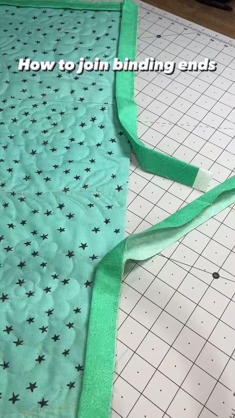 Sewing Techniques, Sewing Basics, Join Binding Ends, Kitchen Remodel Ideas, The Cloth, Remodel Ideas, Kitchen Remodel, Binding, Ribbon