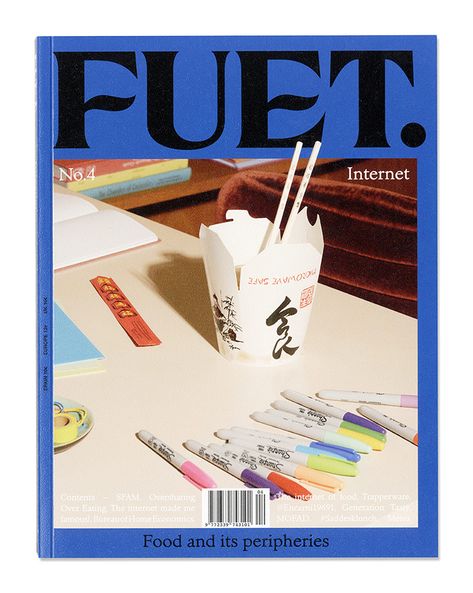 Fuet magazine #4 - Fonts In Use Book Layout Design, Magazine Cover Layout, Typography Magazine, Magazine Cover Ideas, Magazine Design Cover, Posters Conception Graphique, 잡지 레이아웃, Cover Design Inspiration, Indie Magazine