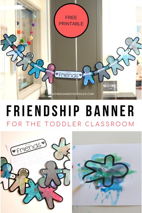 This toddler friendship activity is easy and fun to make and is a simple reminder that we are all friends in our classroom. Friends Eyfs Activities, It’s Okay To Be Different Activities, Manner Crafts For Preschool, Friendship Chain Preschool, Friendship Eyfs Activities, Friendship Art Projects For Preschoolers, Reggio Friendship Activities, Eyfs Friendship Activities, Friends Theme Preschool Activities