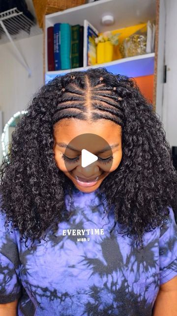 Aleia | Hair + Health on Instagram: "I loveeee doing this hairstyle on freshly washed hair!   I am doing a Wash n’ Go in the back and Flat Twist in the front using the @keracareofficial products!  I start in small sections, first spraying the Coco Water to rehydrate my hair then apply the Moisturizing Curling Jelly and smooth it onto the hair creating beautiful curls.   In the front I used the KeraCare Foam to help smooth and lay my Flat Twist. Just like that I am finished and have a super cute hairstyle!  Comment below if you love easy hairstyles and follow for more! Make sure you grab the KeraCare products, they are golden!!   #KeraCare #KeraCarePartner #KeraCareProducts #curlessence #Naturalhairproducts #flattwisthairstyle" Wash N Go, Jelly Curls Hairstyles, Flat Twist In Front Curls In Back, Twists In Front Curls In Back, Keracare Products, Super Cute Hairstyles, Flat Twist Hairstyles, Cute Hairstyle, Wash And Go